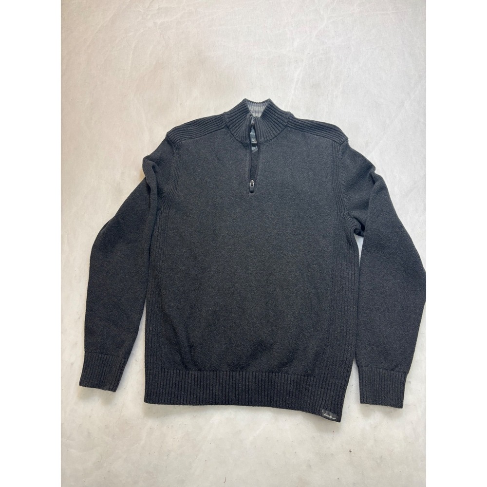 Eddie‎ Bauer Men's Dark Gray 1/4 Zip Sweater Size S
